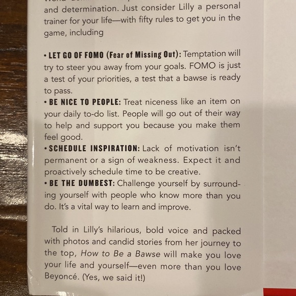 How to Be a Bawse: A Guide to Conquering Life by Lilly Singh Hardcover Book - Picture 4 of 15